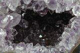 Wide, Purple Amethyst Geode - Uruguay #123829-2